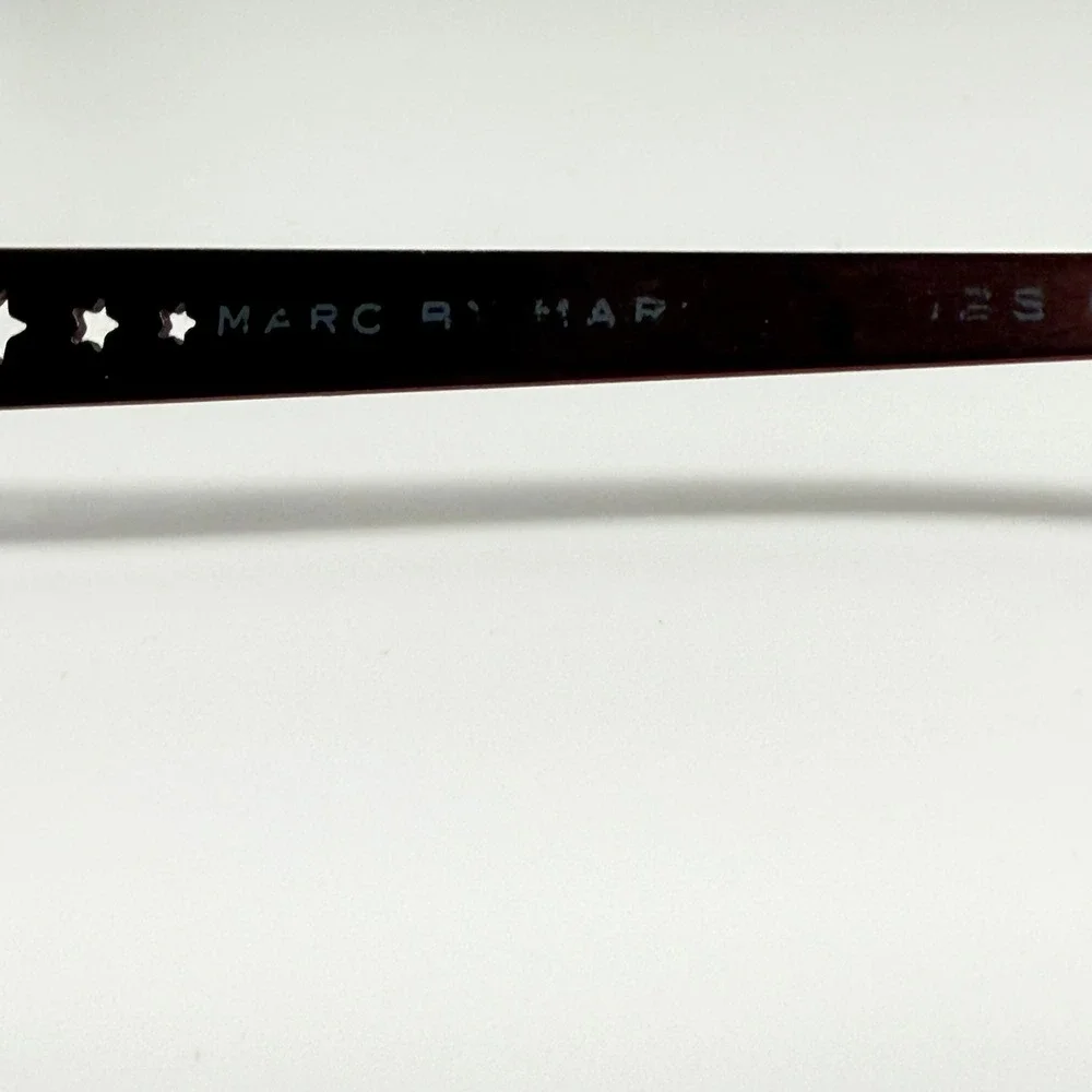 Marc by Marc Jacobs MM 516 Burgundy Star Detail Eyeglass Frames 51-16-135
